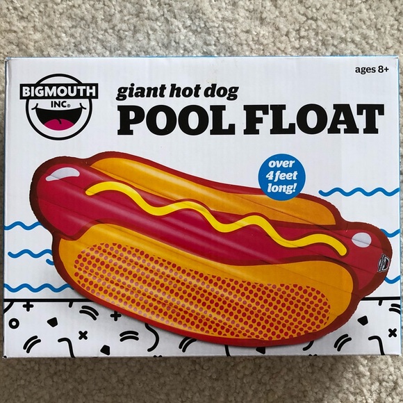 hot dog pool inflatable
